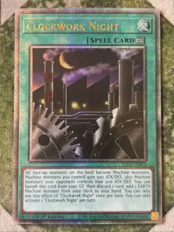 YuGiOh CLOCKWORK NIGHT Quarter Century Secret RA03-EN071 - Image 2