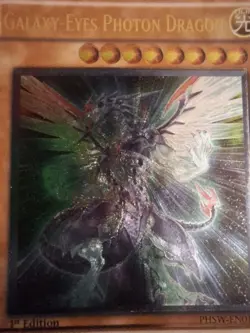Galaxy-Eyes Photon Dragon (UTR) PHSW-EN011 Ultimate Rare 1st Edition LP Photon - Image 7
