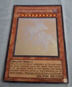 Red Dragon Archfiend/Assault Mode (Ghost Rare) CRMS-EN004 LP - Image 1