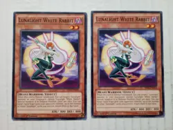 X2 Lunalight White Rabbit SHVI-EN010 Yu-Gi-Oh Shining Victories 1st Edition - Image 1