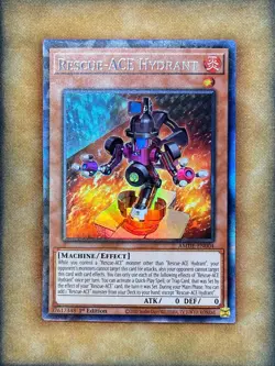 Yugioh Rescue-ACE Hydrant AMDE-EN004 Collector Rare 1st Ed NM - Image 1