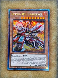 Yugioh Rescue-ACE Turbulence AMDE-EN007 Collector Rare 1st Ed NM - Image 1