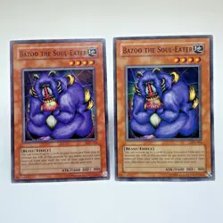 2x LOT Yugioh Bazoo the Soul-Eater LON-064 Unlimited Super Rare Holo - LP-NM - Image 1