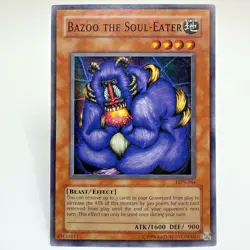 2x LOT Yugioh Bazoo the Soul-Eater LON-064 Unlimited Super Rare Holo - LP-NM - Image 2