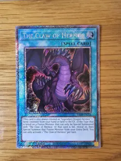 Yu-Gi-Oh the Claw of Hermos Platinum Secret Rare 1st Edition RA04-EN256 - Image 3