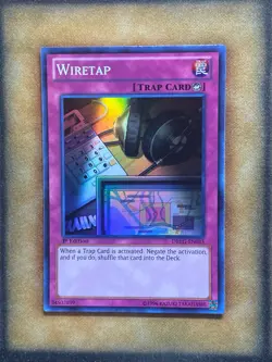 Yugioh Wiretap DRLG-EN035 Super Rare 1st Ed NM - Image 2