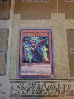 YUGIOH METAMORPHOSED INSECT QUEEN LED2-EN008 SUPER 1ST ED NM - Image 1