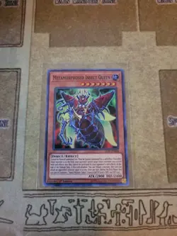 YUGIOH METAMORPHOSED INSECT QUEEN LED2-EN008 SUPER 1ST ED NM - Image 3