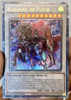 Yugioh Baronne de Fleur MAZE-EN051 Collectors Rare (CR) 1st Ed NM w/Tracking - Image 10