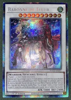Yugioh Baronne de Fleur MAZE-EN051 Collectors Rare (CR) 1st Ed NM w/Tracking - Image 3