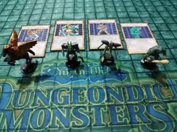 Yugioh Dungeon Dice Monsters Figure Card Lot Custom! DDM custom - Image 5