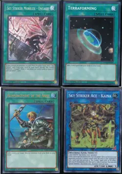 * SKY STRIKER MOBILIZE - ENGAGE! * ALTERNATE ART SECRET RARE BLMR-EN091 YUGIOH! - Image 1