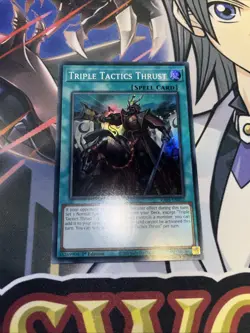 Yu-Gi-Oh! RA03-EN072 Triple Tactics Thrust Super Rare, 1st Edition - Image 3
