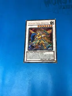 YUGIOH Secret Rare Power Tool Dragon CT06-EN001 PLAYED - Image 9