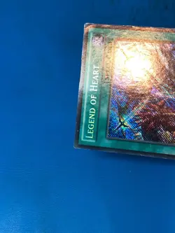 YUGIOH Secret Rare Legend Of Heart DRLG-EN006 1st Edition PLAYED - Image 3