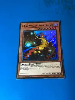 YUGIOH Super Rare Mist Valley Apex Avian SHVA-EN045 1st Edition - Image 3