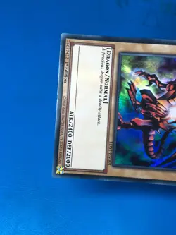 YUGIOH Ultra Rare Red-Eyes Black Dragon LDS1-EN001 1st Edition PLAYED - Image 10