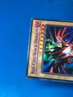 YUGIOH Ultra Rare Red-Eyes Black Dragon LDS1-EN001 1st Edition PLAYED - Image 3