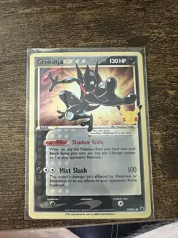 Greninja Pokémon Card XY Promo Holo Rare 130HP Shadow Knife Mist Slash - Image 1