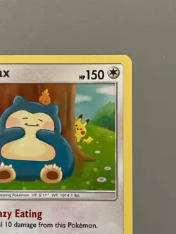 Pokemon Holo Rare Snorlax 158/214 SM Unbroken Bonds Card NM near mint - Image 3