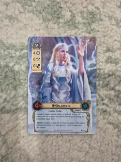 Lord of the Rings LCG The Card Game Galadriel Alt Art Fellowship 2017 Promo MINT - Image 1