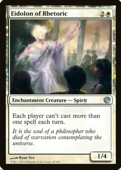 X 1 Eidolon of Rhetoric NM Journey into Nyx 010 MTG Magic The Gathering - Image 1