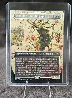 MTG Bloomburrow #287 Beza, the Bounding Spring (Borderless) NM Free Shipping!!! - Image 1
