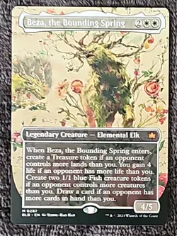 MTG Bloomburrow #287 Beza, the Bounding Spring (Borderless) NM Free Shipping!!! - Image 3