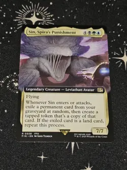 Sin, Spira's Punishment 508, Final Fantasy Extended Art REG, FIN MTG TCG - Image 1