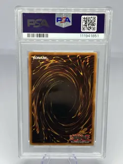 2003 Yugioh  Mask of the Accursed LON-019 1st Edition Super Rare PSA 9 MINT - Image 2