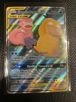 Slowpoke & Psychic GX SR SM11 Miracle Twin 096/094 Pokemon trading card S - Image 3