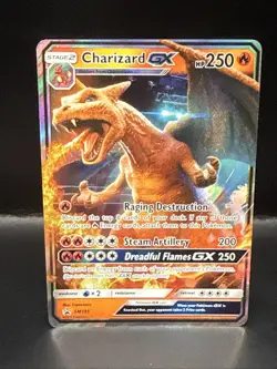 PokÃ©mon TCG Charizard GX SM195 Detective Pikachu Promo Holo Card - Image 2