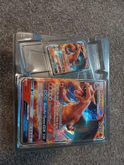 PokÃ©mon TCG Charizard GX SM195 Detective Pikachu Promo Holo Card - Image 1