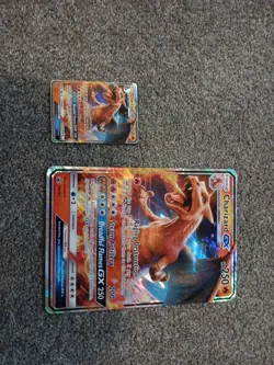 PokÃ©mon TCG Charizard GX SM195 Detective Pikachu Promo Holo Card - Image 2