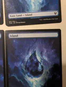 MTG Basic Land Island Theros Beyond Death Regular NM 251 - Image 2
