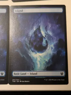 MTG Basic Land Island Theros Beyond Death Regular NM 251 - Image 3