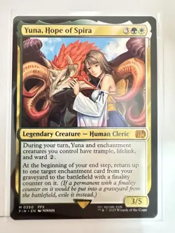 Yuna, Hope of Spira Mythic #250 Final Fantasy Magic the Gathering MTG English NM - Image 1