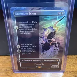 Summon: Ixion (Borderless) Foil #195 MTG: Final Fantasy - Image 1