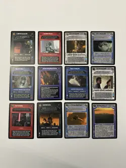 Star Wars CCG Enhanced Cloud City Complete 12 Card Set - Image 1