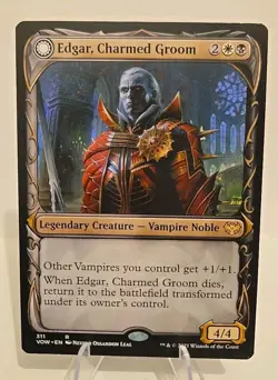 Edgar, Charmed Groom (Showcase) MTG Innistrad: Crimson Vow Regular - Image 1