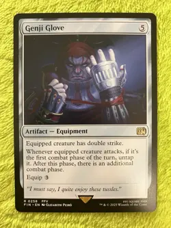 Genji Glove R0258 Final Fantasy MTG Magic the Gathering NM - Image 1