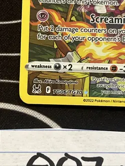 Pokemon Lost Origin TG06 Gengar Full Art Trainer Gallery Ultra Rare - Image 2
