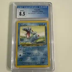 Totodile pokemon (2000) neo genesis 1st edition 81/111 cgc 8.5 NM - Image 1