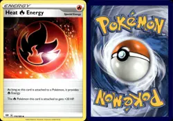 DARKNESS ABLAZE SET HEAT ENERGY POKEMON CARD 174/189 NM/M - Image 1