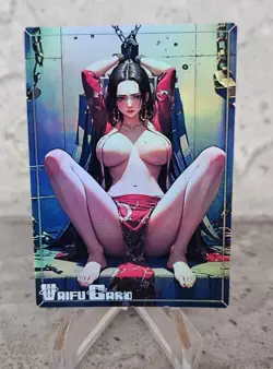 boa hancock Trading Card Waifu Goddess Story Anime Girl holo Card Manga Full - Image 1