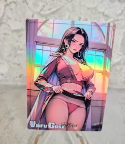 boa hancock Trading Card Waifu Goddess Story Anime Girl holo Card Manga Full - Image 1