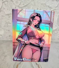 boa hancock Trading Card Waifu Goddess Story Anime Girl holo Card Manga Full - Image 3