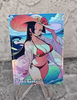 boa hancock Trading Card Waifu Goddess Story Anime Girl holo Card Manga Full - Image 1