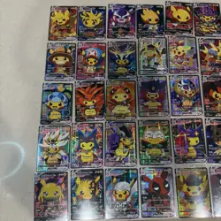 Pokemon Pikachu Cosplay Custom Art Set Of 55 Cards Holo Near Mint - Image 2