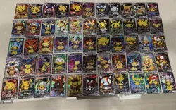 Pokemon Pikachu Cosplay Custom Art Set Of 55 Cards Holo Near Mint - Image 7